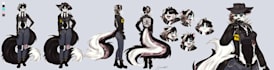 draw character reference sheet for you character