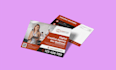 design professional  direct mail eddm postcard, business flyer