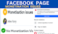 solve facebook page monetization problem in 24 hour