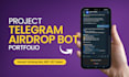 make a custom telegram airdrop bot