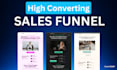 build systemeio sales funnel and systeme io landing page