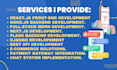 full stack website development mern, reactjs, nodejs, nextjs, flask, django