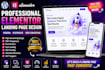 convert figma, PSD or xd to elementor wordpress