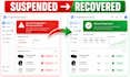 fix google merchant center suspension, misrepresentation and gmc errors