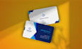 design modern luxury minimalist business card design with qr