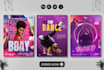 design clean, professional flyer, brochure and postcard