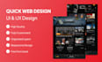 create a quick figma web design