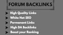 provide manually 50 da forum backlinks for your website ranking