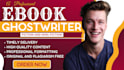 ghostwrite 30k ebook writing, christian book, self help, online course content