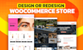 build ecommerce website online store, webshop using wordpress woocommerce