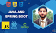 design web application using spring boot, hibernate ,reactjs and nextjs
