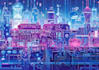create futuristic cyberpunk, sci fi city for you