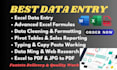 do data entry in low price