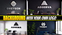 design a custom zoom virtual background with your logo