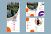 creative brochure and trifold brochure design
