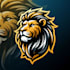 do lion head mascot logo design for your business page