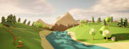 create stylized low poly model