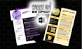 design, write, and edit non copyright, editable  resume or CV template