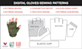 make professional digital sewing pattern for gloves
