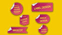 design clean badge, patch, round sticker, label,logo design