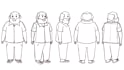 make 2d character turn around