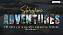 make you a visually appealing youtube thumbnail