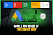 setup google ads for auto detailing, auto repair, tire shop, towing service