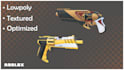 create game ready 3d items, weapons, objects for any roblox project