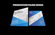 do corporate presentation folder design for business