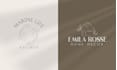 design elegant hand drawn botanical boho logo