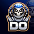 do skull mascot logo design and illustration creative