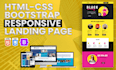 design website layout in HTML5, css3, and bootstrap5