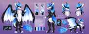 fursona ref sheet detailed, furry ref