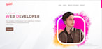 be your front end web developer using html, css, javascript, bootstrap