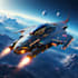 create a sci fi spaceship model