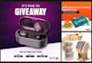 do simple giveaway graphics