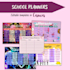 daily, weekly and monthly planner templates