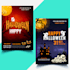 do design modern, christmas flyer, event halloween flyer,