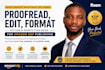 do book proofreading, edit, format memoir, children book for amazon publishing