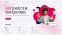 design a modern responsive website or landing page in figma