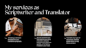 write, edit, format, proofread and translate your script