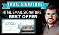 design and code modern HTML email signature