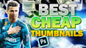 create 2 cheap youtube thumbnails with high quality