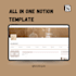 build a customized and an advanced aesthetic notion template