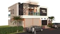 design 3d exterior elevation rendering for your house