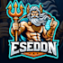 do poseidon e sport mascot logo design for your business page