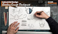 create industrial product design sketches and 3d concepts