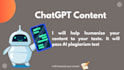 rewrite, edit and humanize ai chatgpt content