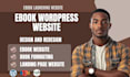 design author website, ebook website, portfolio website, book author website wix