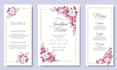 design wedding invitation suite, save the date, rsvp, menu